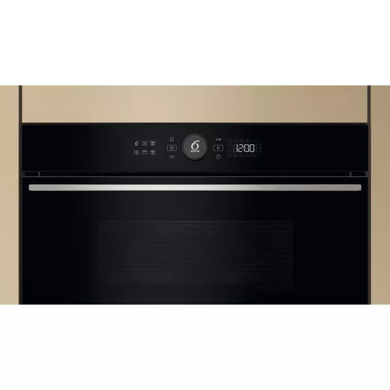 Whirlpool WMD54MX melns, nerūsējošais tērauds Grill mikroviļņu krāsns iebūvējamā 31 L 1000 W