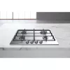 Whirlpool TGML 650 IX Iebūvējamā gāzes plīts virsma, nerūsējošais tērauds, 58 cm, 4 zonas