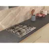 Whirlpool TGML 650 IX Iebūvējamā gāzes plīts virsma, nerūsējošais tērauds, 58 cm, 4 zonas