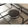 Whirlpool TGML 650 IX Iebūvējamā gāzes plīts virsma, nerūsējošais tērauds, 58 cm, 4 zonas