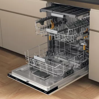 Whirlpool W7I HP42 L pilnībā iebūvējama trauku mazgājamā mašīna, 15 komplekti