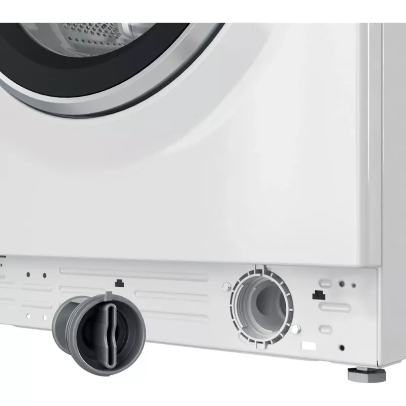 Veļas mašīna Whirlpool WRBSB 6249 S EU priekšējā ielāde 6 kg 1151 apgr./min Melna, Balta