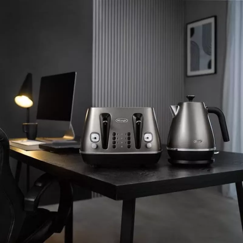 De’Longhi KBIN2001.TB elektriskā tējkanna 1.7 L 2000 W Titanium