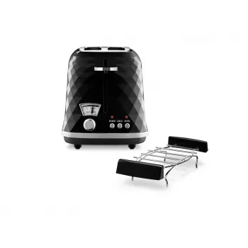 De’Longhi Brilliante 2 šķēles 900 W Melns