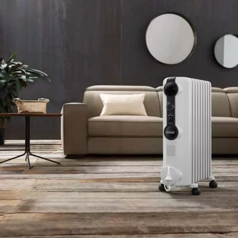 De’Longhi Radia S TRRS0920 eļļas sildītājs, balts, 2000 W