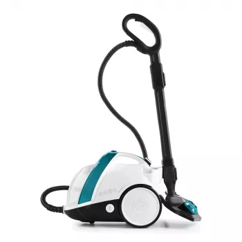 Polti Vaporetto Smart 100_T cilindriskais tvaika tīrītājs 1500 W, zils, balts