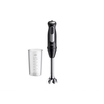Braun MultiQuick 5 Pro 0.6 L rokas blenderis 1000 W Melns, Sudrabs