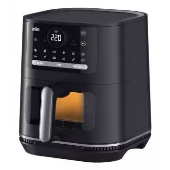Braun HF 5075 Cepeškrāsns tipa gaisa fritieris 2000 W Melns, Pelēks