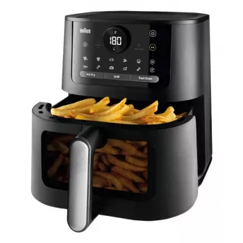 Braun HF 5075 Cepeškrāsns tipa gaisa fritieris 2000 W Melns, Pelēks