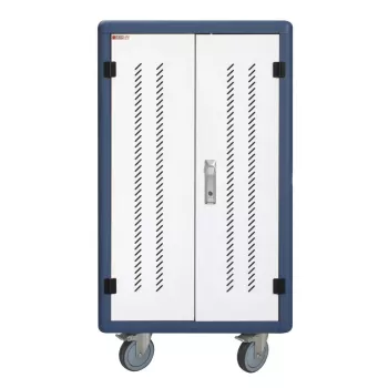 Techly I-CABINET-30DUTY pārnēsājama ierīču pārvaldības ratiņi/korpuss Balts, Zils