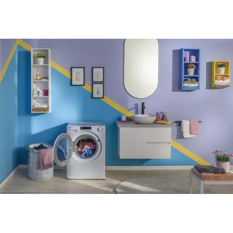 Candy Smart Pro Inverter CO 474TWM6/1-S veļas mazgājamā mašīna Priekšējā ielāde 7 kg 1400 RPM Balta
