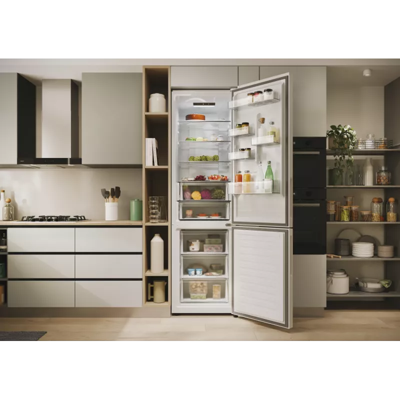 Candy CNCQ2T620EW Brīvstāvošs ledusskapis 409 L Balts