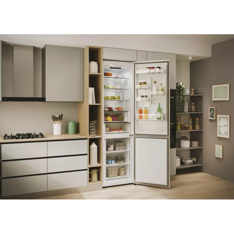 Candy CNCQ2T620EW Brīvstāvošs ledusskapis 409 L Balts