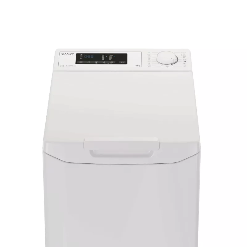 Candy TCA063D3-S veļas mazgājamā mašīna Augšējā ielāde 6 kg 1000 RPM Balta