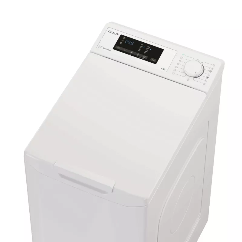 Candy TCA063D3-S veļas mazgājamā mašīna Augšējā ielāde 6 kg 1000 RPM Balta