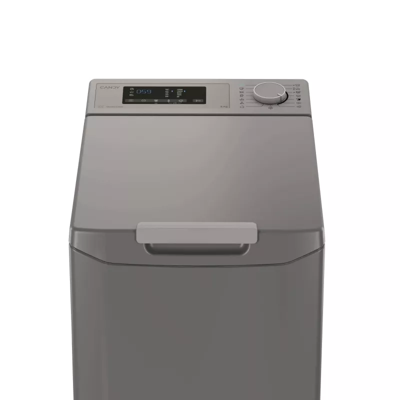 Candy TCA283DR2-S veļas mašīna ar augšējo ielādi 8 kg 1200 RPM antracīta krāsā