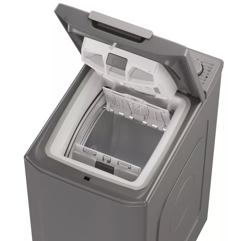 Candy TCA283DR2-S veļas mašīna ar augšējo ielādi 8 kg 1200 RPM antracīta krāsā