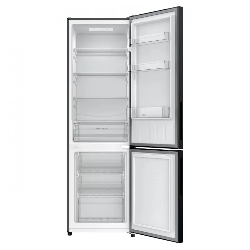 Candy City Combi CCG3L517EB brīvi stāvošs ledusskapis 262 L melns