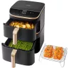 Cosori Turbo Tower Pro Smart karstā gaisa fritieris 10.8 L 2630 W Melns, Zelts