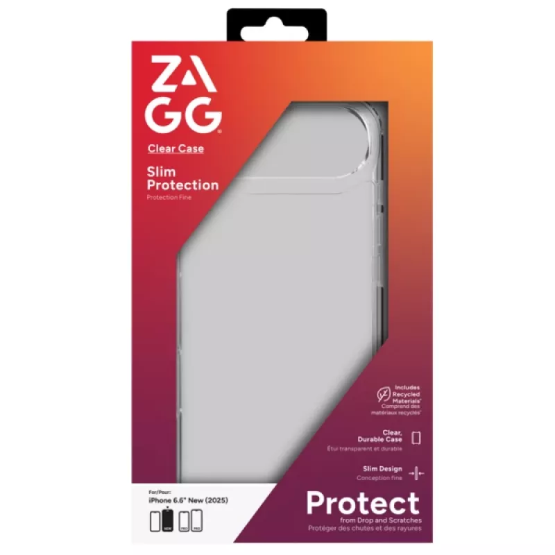 ZAGG Clear Case Apple iPhone 17 Air caurspīdīgs vāciņš