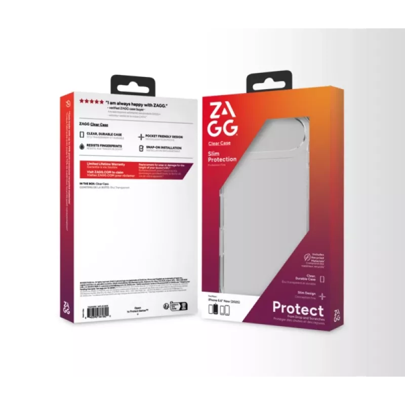 ZAGG Clear Case Apple iPhone 17 Air caurspīdīgs vāciņš