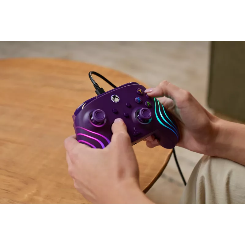Spēļu kontrolieris Turtle Beach Afterglow Wave Purple USB PC Xbox Series X