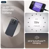 Motorola edge 70 fusion viedtālrunis — 6.78 collu AMOLED, Snapdragon 7s Gen 3, 8 GB RAM, 256 GB, 5200 mAh, Dual SIM, Android 16 (Melns)