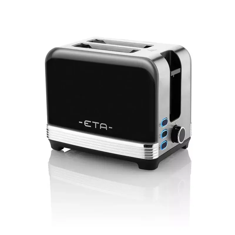 Toasteris ETA Storio 9166 90020 — 2 šķēles, 930 W, Melns, 1.65 kg