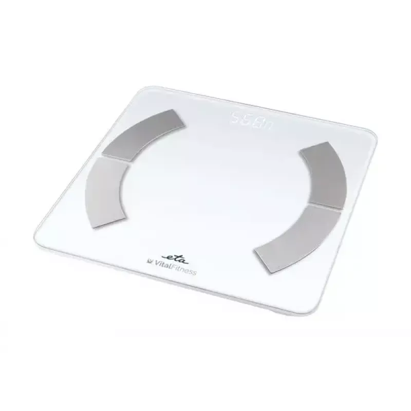 Elektroniskie personīgie svari ETA ETA277990000 — balti, kvadrātveida, 180 kg, 100 g precizitāte