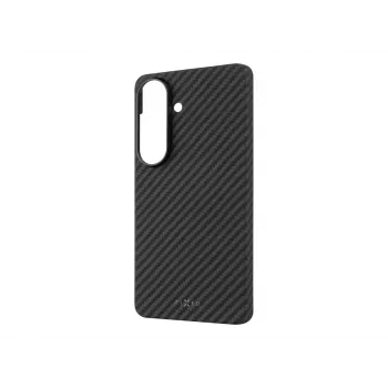 Fixed MagVelar aizmugurējais vāciņš | Samsung Galaxy S26 | Aramid šķiedras | Melns