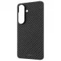 Fixed MagVelar aizmugurējais vāciņš | Samsung Galaxy S26 | Aramid šķiedras | Melns