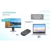 i-tec Thunderbolt 3/USB-C Dual 4K Docking Station + USB-C uz DisplayPort kabelis (1,5 m) + Power Delivery 60W