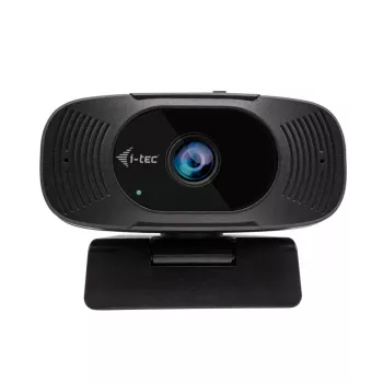 Tīmekļkamera i-tec SOLOMON 300 4K, USB, 3840×2160, 8.29 MP, klipšu stiprinājums, melna