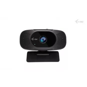 Tīmekļkamera i-tec SOLOMON 300 4K, USB, 3840×2160, 8.29 MP, klipšu stiprinājums, melna