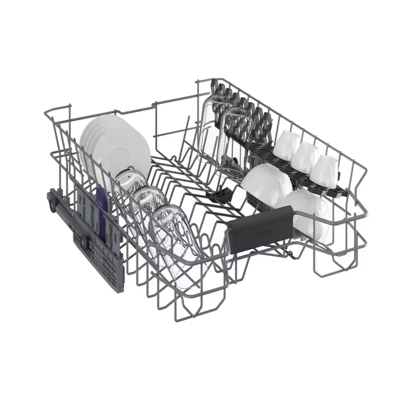 Trauku mazgājamā mašīna BEKO DIS46120 pilnībā iebūvējama šaurā 45 cm, 11 komplekti, balta, 46 dB, E klase