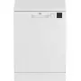 Brīvi stāvoša trauku mazgājamā mašīna BEKO DVN05320W — pilna izmēra 60 cm, 13 komplekti, 49 dB, 5 programmas, E klase