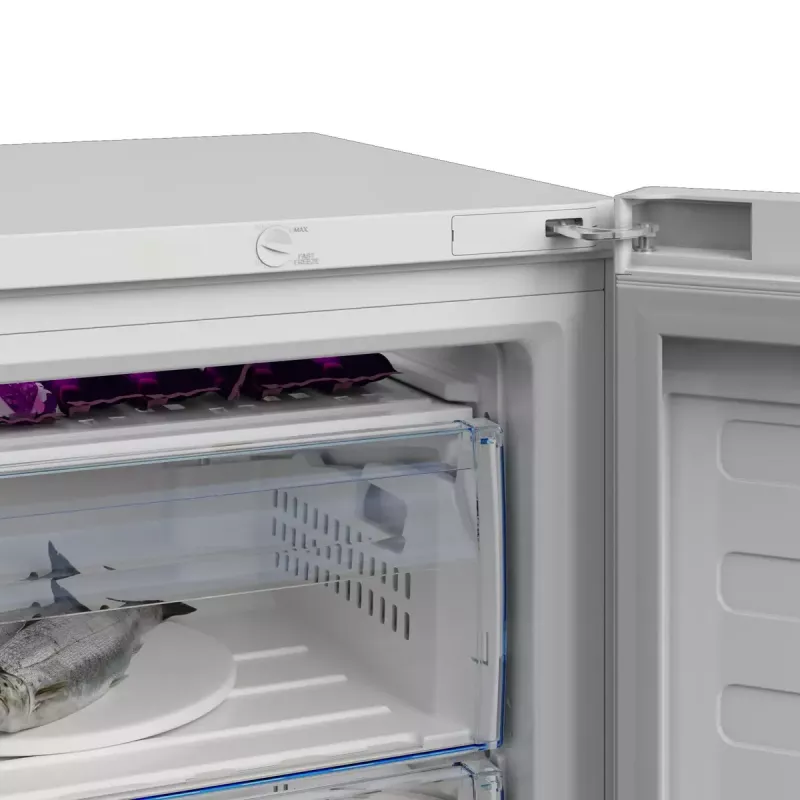 Brīvstāvošais saldētājs Beko RFSA240M41WN — 215 L, balts, Fast Freeze, atveramas durvis