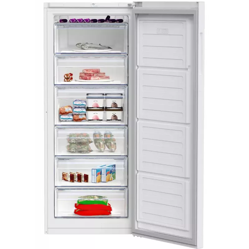 Brīvstāvošais saldētājs Beko RFSA240M41WN — 215 L, balts, Fast Freeze, atveramas durvis