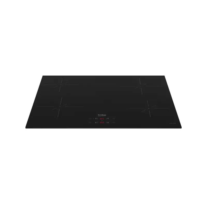 Beko HII64401QT melna iebūvējamā 60 cm indukcijas plīts ar 4 zonām