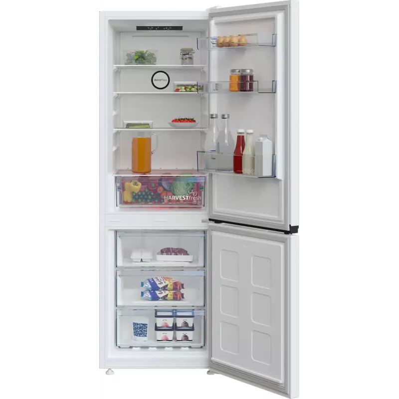 Beko B3RCNA344HW1 ledusskapis ar saldētavu Brīvstāvošs 301 L Balts