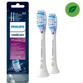 Philips Sonicare G3 Premium Gum Care HX9052/17 2x maināmās soniskās zobu birstes galviņas