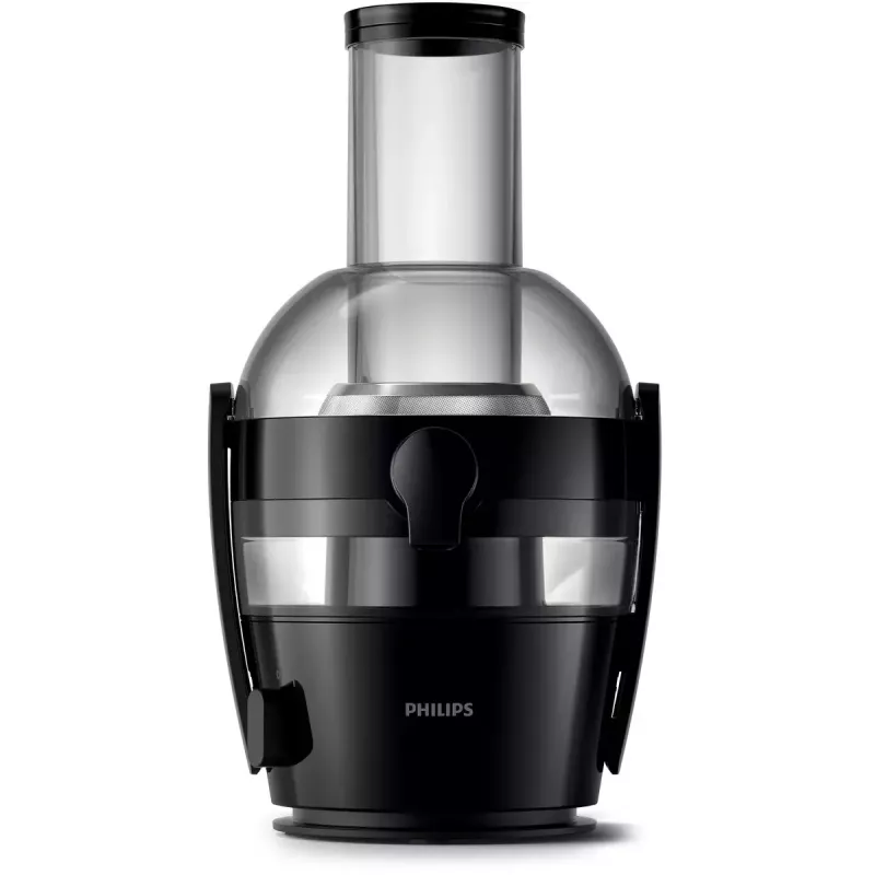Lēnais sulu spiede Philips Viva Collection HR1856, 800 W, melna, LED displejs, sulas trauks