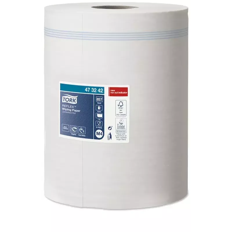 Papīra dvieļi Tork 473242 857 loksnes Balts 300 m