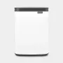 Brabantia Bo atkritumu spainis 4 L taisnstūra tērauds melns balts