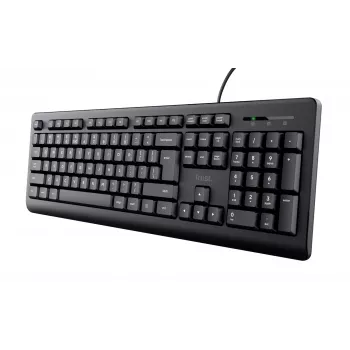 Trust TK-150 tastatūra USB QWERTY melna
