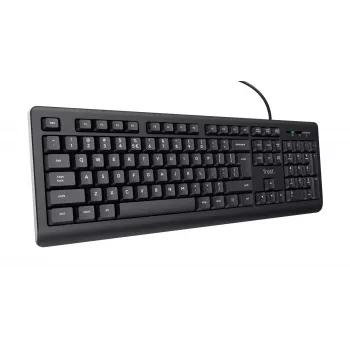Trust TK-150 tastatūra USB QWERTY melna