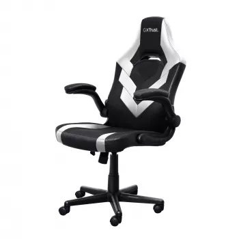 Universāls spēļu krēsls Trust GXT 703W RIYE melns balts 140 kg