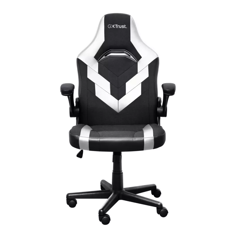 Universāls spēļu krēsls Trust GXT 703W RIYE melns balts 140 kg