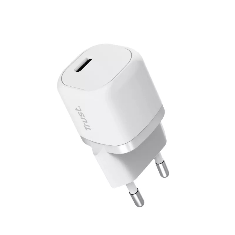 AC lādētājs Trust Maxo universāls balts 12V 3A USB Type-C