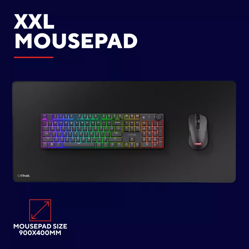 Trust GXT 759 Gaming pelēkdēlis melns